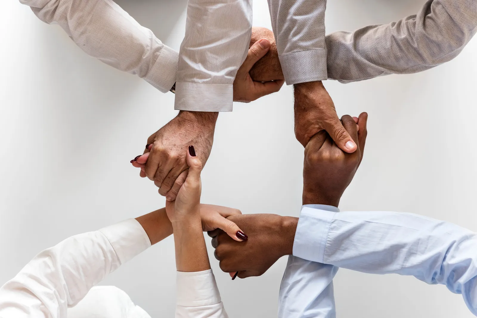 The Dosh team collaborating in the office